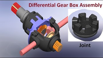 SOLIDWORKS Automobile System Design  | Differential Gear Box | Part 5 |  Model Joint