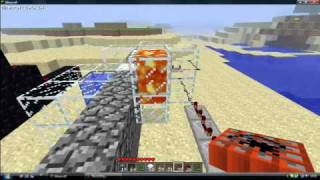 Minecraft : Auto Reloading TNT Cannon Using Pistions.