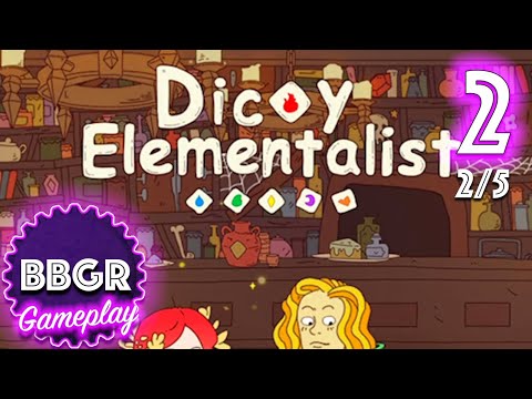 Dicey Elementalist - Review 2/5, Game Play Walkthrough No Commentary 2