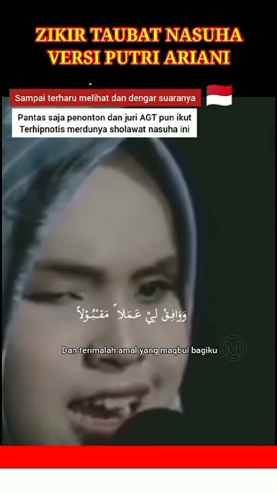 Zikir Taubat Nasuha Versi Putri Ariani