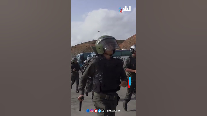 لحظة تدخل القوات العمومية لمحاصرة عشرات الشباب يريدون اقتـ_ـحام سبتة المحتلة