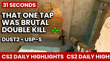 That One Tap Was Brutal – USP-S Double Kill on Dust2 | Highlights CS2