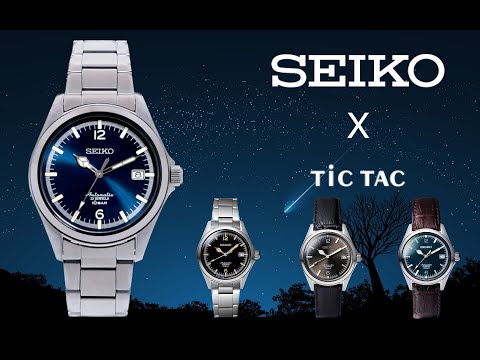 Seiko X TicTac all 4 models. SZSB028 : SZSB021 : SZSB007 : SZSB006 - YouTube