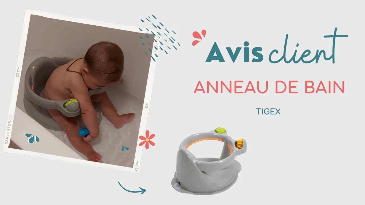 Anneau de bain gris - Made in Bébé