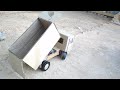 How to make a dump truck out of cardboard