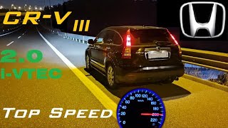 HONDA CRV III (2008) 2.0 iVTEC (150  hp) Acceleration & Top Speed