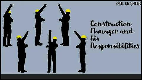 Construction manager and his responsibilities #shorts #civilography