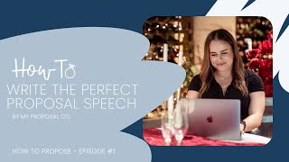 How to Write the Perfect Proposal Speech | My Proposal Co.