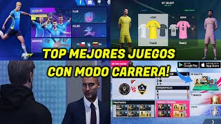 ⚽MEJORES JUEGOS DE FUTBOL CON MODO HISTORIA 2024 PARA ANDROID Y IOS! GRAFICAZOS! JUEGOS DE MOVILES