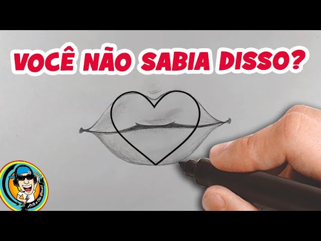 Como desenhar uma boca passo a passo. Um tutorial para caneta ou