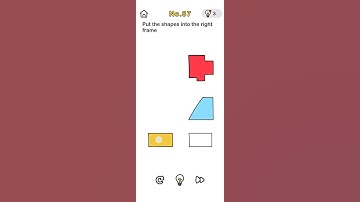 BRAIN OUT level:87 (Put the shapes into the right frames)