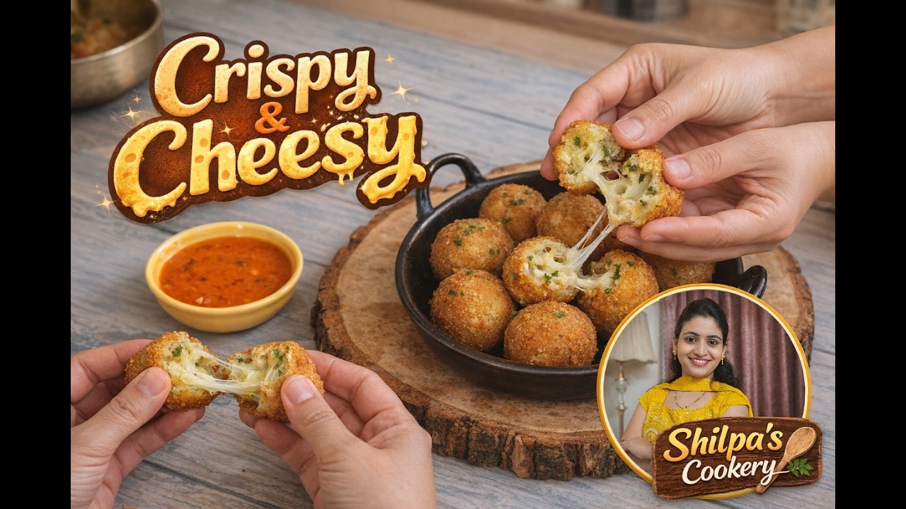 🧀🌶️ मसाला रवा चीज बाइट्स (Crispy Outside, Cheesy Inside)