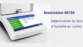 HC103 Moisture Analyzer FR short