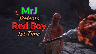 Mrj Battles The Boss Red Boy, Defeats Him 1St Time Black Myth Wukong Gameplay Ps5