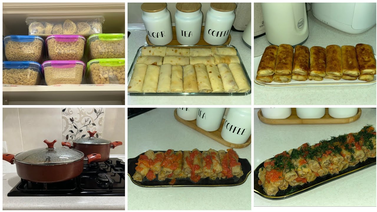 ALDIQLARIMI YERLƏŞDİRDİM.DOLABIMI TƏMİZLƏDİM.KƏSMİKLİ BLİNÇİKİN HAZIRLANMASI.KƏLƏM DOLMASI. 