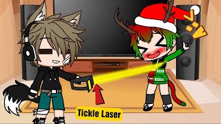 Cameron tickled me with the Tickle Laser •Gacha Club Tickle•