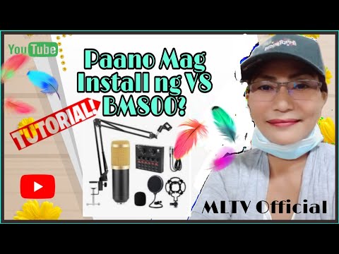 Paano Mag Install ng BM800-V8? #tutorial #v8soundcard #SOS #CallAfriend