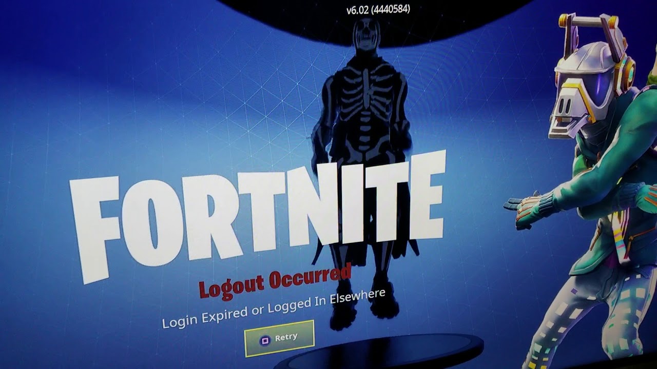 Fortnite glitch skull trooper best skin ever (I did not did this. My internet did)