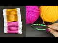 DIY Home Decor Idea using Old Bangles and Cotton Earbuds - Diwali decor idea - Best out of waste