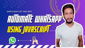 Whatsapp automation using Javascript | Whatsapp API NodeJS | chatbot