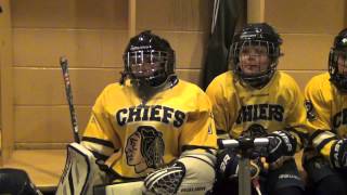 'Pre Game'  Valley Jr. Chiefs vs. East Coast Wizards  'Mite Elite' Hockey Game