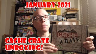 January 2021 Cache Crate Unboxing!
