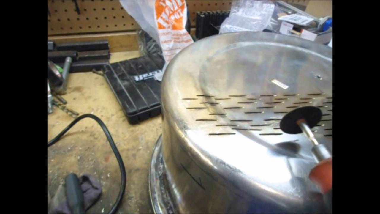 DIY Conical Pt 19 Cutting Slots in the Malt Basket YouTube