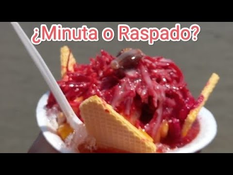 ¿Minuta o Raspado?// por qué nombre la conoces en tu país. - YouTube