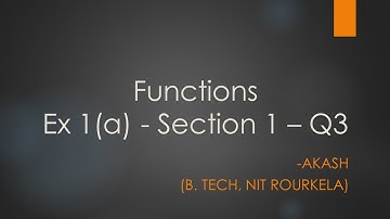 f(tanx) || Maths 1A Functions Exercise 1a S1 Q3 || Inter 1st Year Functions || Telugu
