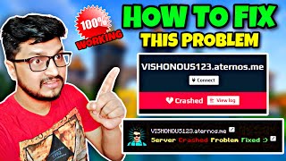 How To Fix Aternos Server Crash Problem | How To Solve Aternos Crash Issue Minecraft