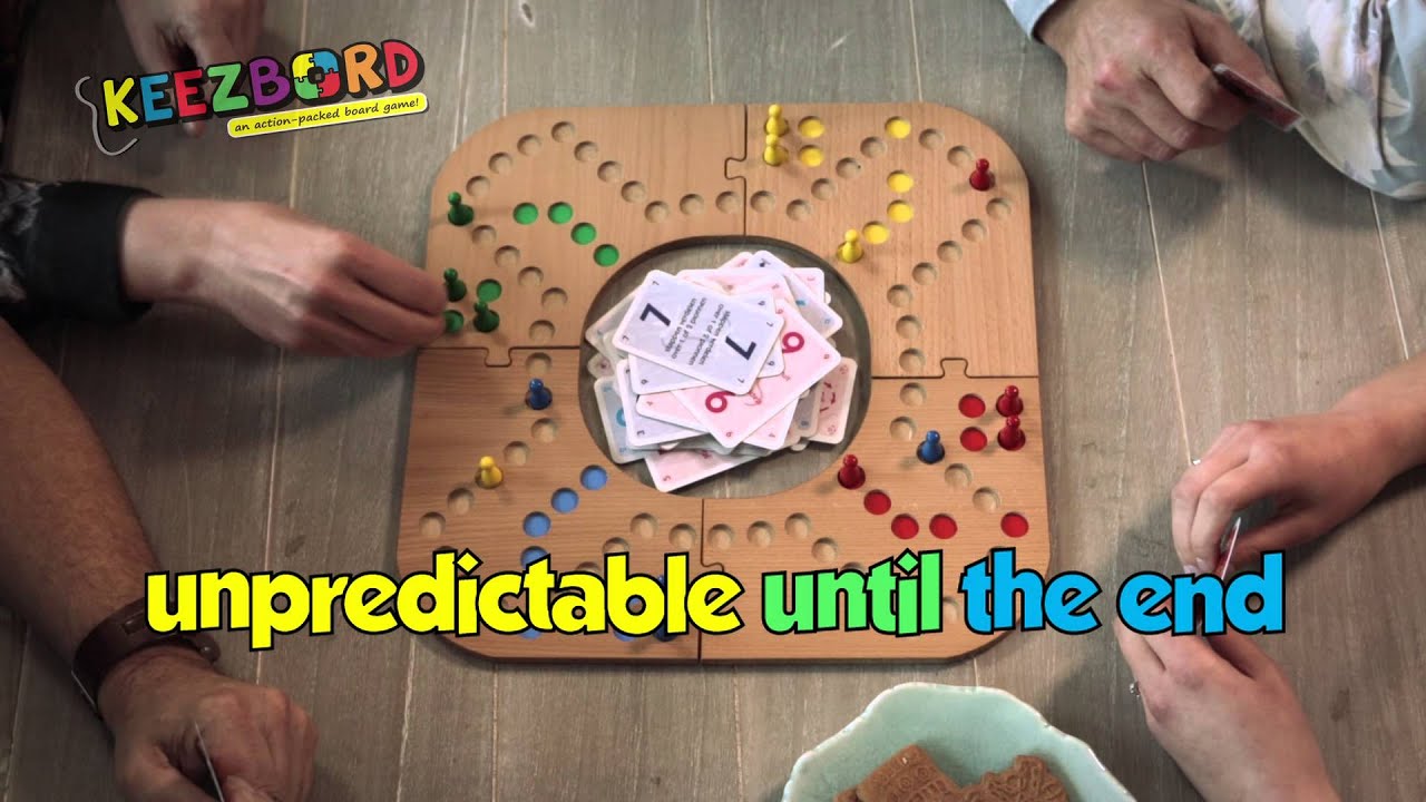 Zwakheid Verminderen knuffel Keezbord, an action-packed board game! - YouTube