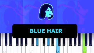 Video thumbnail of "TV Girl - Blue Hair (Piano Tutorial)"