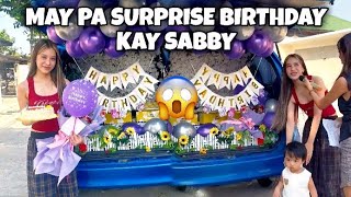 MAY PA SURPRISE BIRTHDAY ANG FANS NI SABBY 😱😱🎁 #yajifigueroa #sabbyandsophia #sabby #sophia #yabby 