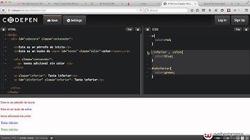 Modificaciones CSS para plantillas - Usando Selectores