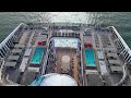 Sailing into summer vibes! Watch the majestic MSC World America - their newest megaship - depart