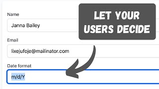 Laravel: Customize Date Format per User