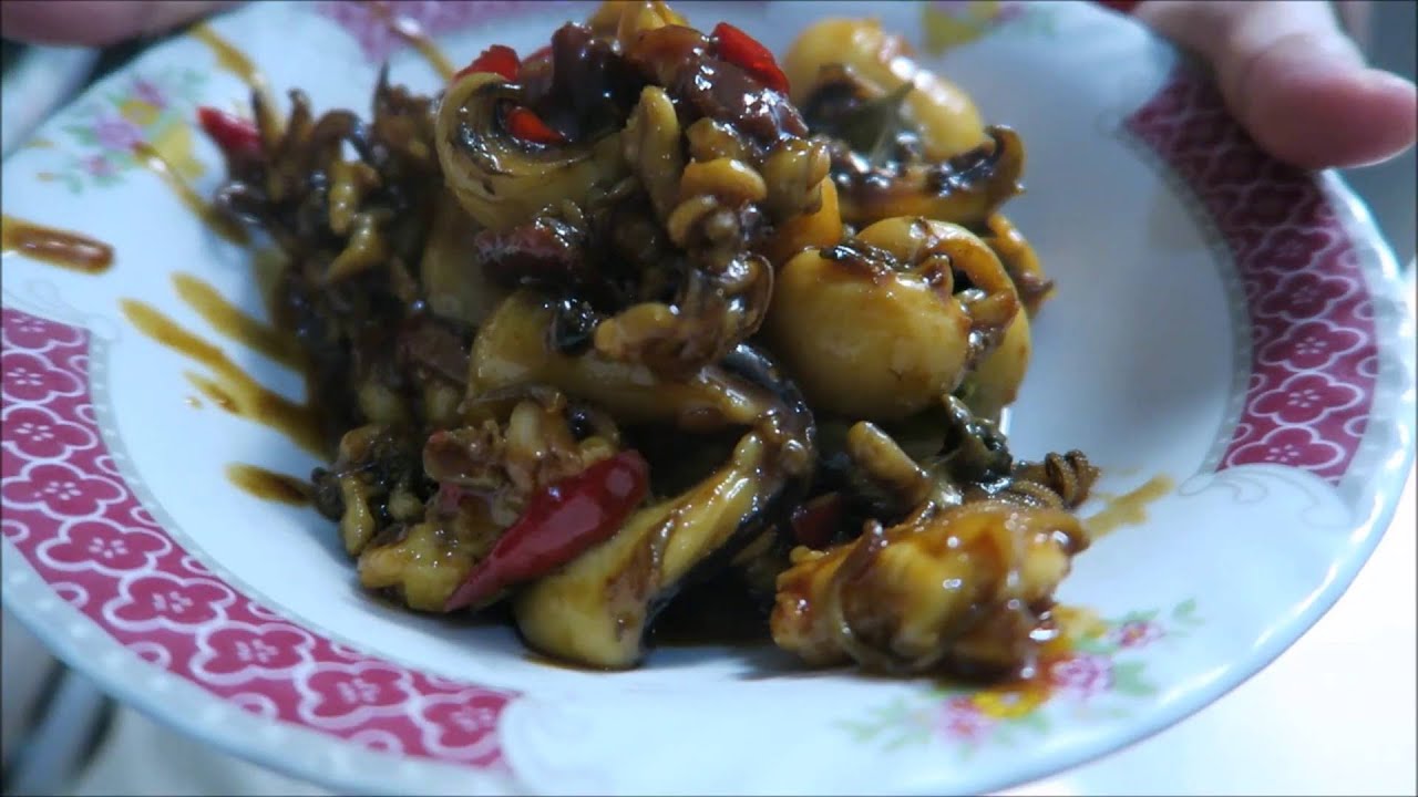 Balakutak Sotong Saus Tiram Youtube
