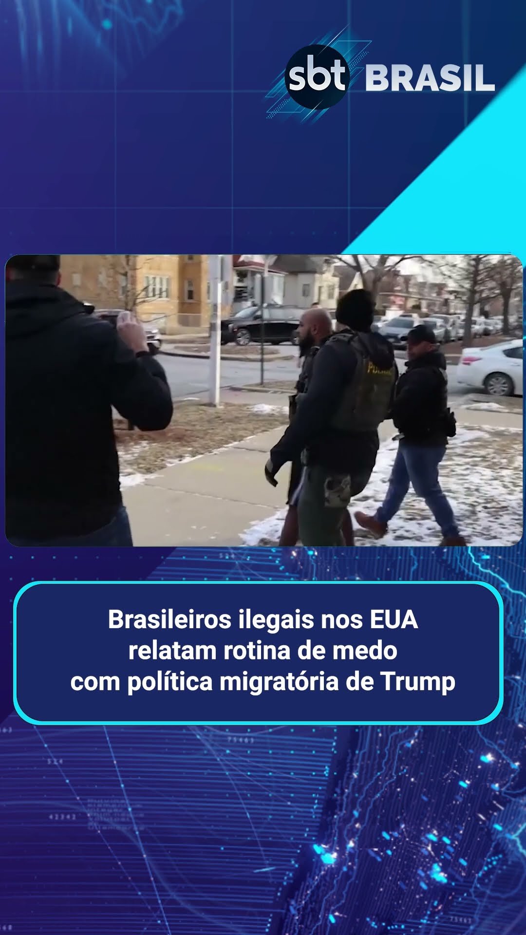 Imigrantes ilegais convivem com medo sob caça de Donald Trump | SBT Brasil (29/01/25)