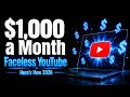 How to Make $1,000 a Month with a Faceless YouTube Channel in 2026