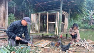 Help the poor girl complete the chicken coop, grow vegetables and build a new life