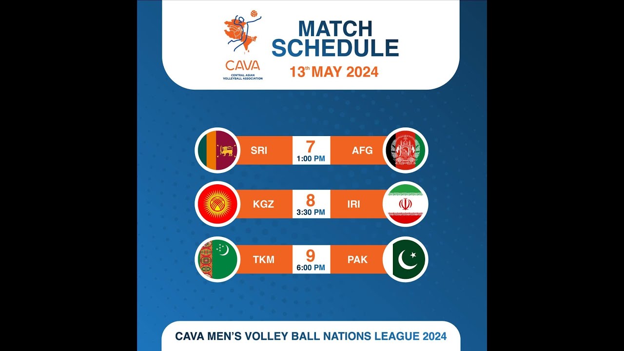 Kyrgyzstan - Pakistan. Cava Volleyball Nations League 2024