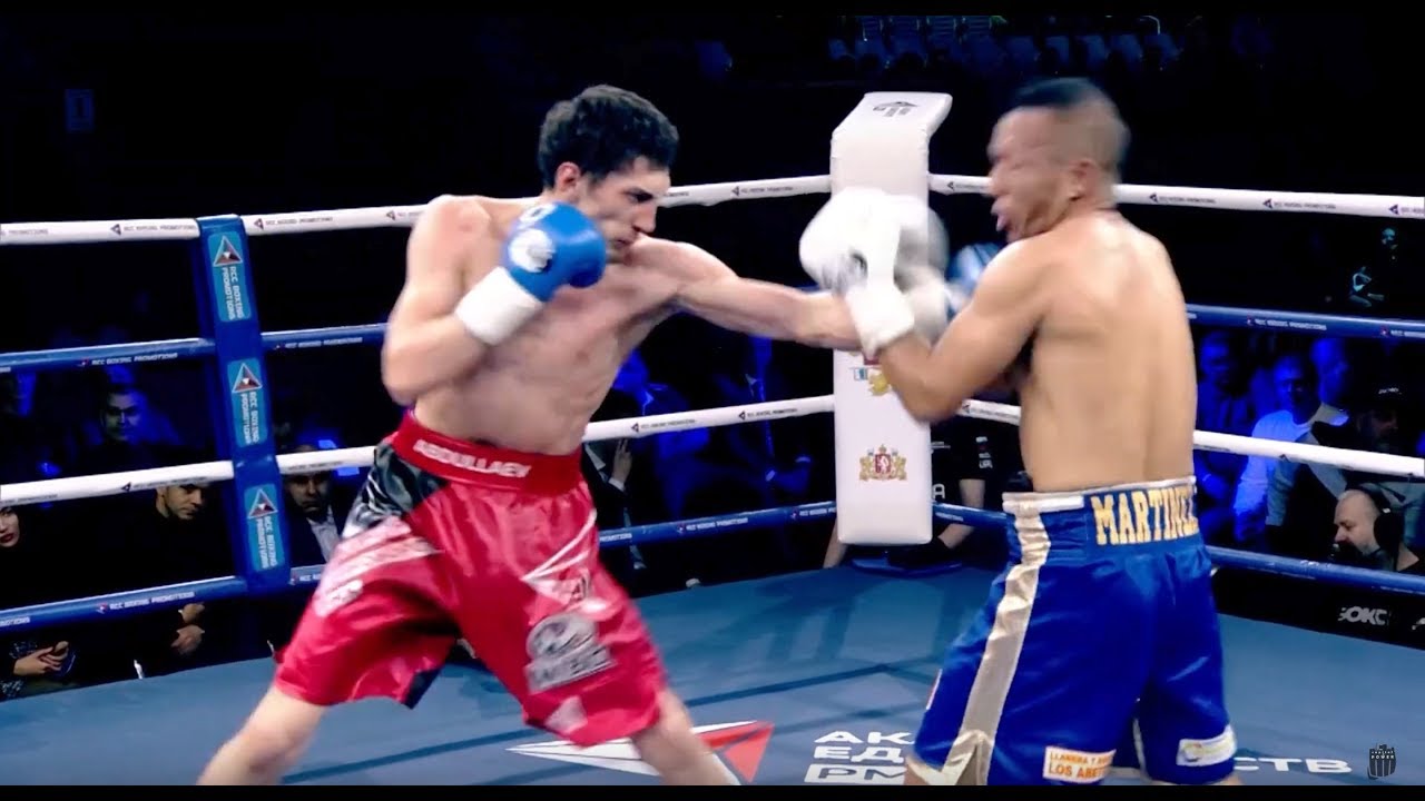 Заур Абдуллаев vs Умберто Мартинеса. Боксер из Дагестана нокаутировал Колумбийца