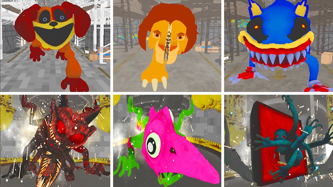 Обновление 4 главы игры Poppy Playtime - Yarnaby (DOGNAP, SLINKY), Doey Boss (NightmareCatnap, Mr...