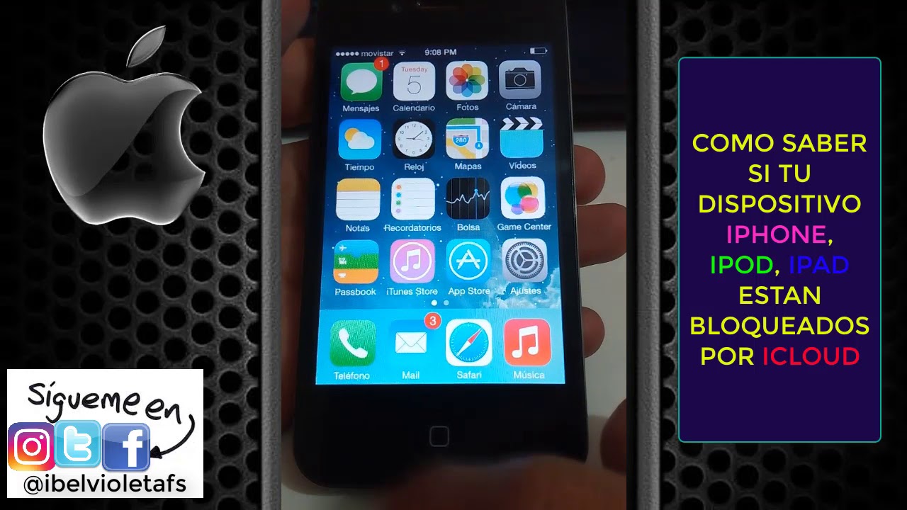 Como saber si un iPHONE está bloqueado por iCLOUD 📲 (iPhone, iPad, iPod