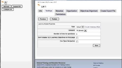 NTER Learning: Add a Chapter to Learning Module