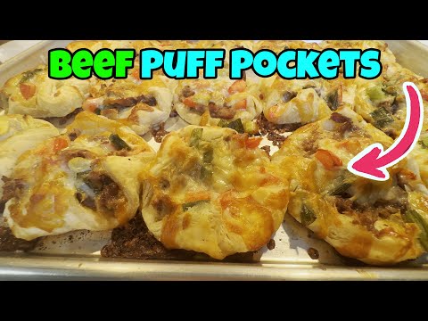 Easy Beef Steak Puff Pockets ⭐ Cooking Gizmos