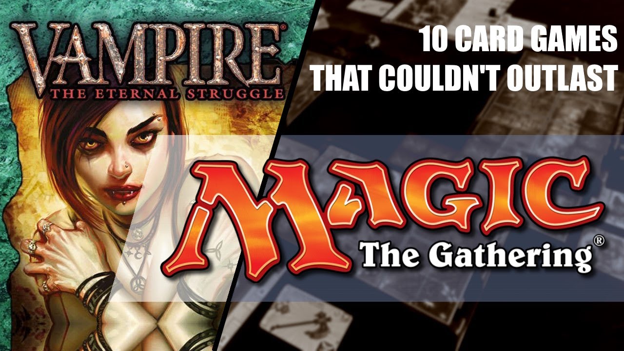 学園マジックトレーディグカードゲーム　ぱにくりぱなっく　90年代 10 Trading Card Games from the 90s That couldn't outlast Magic The