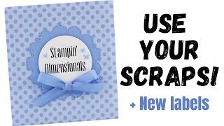 Easy Stampin’ Dimensionals Booklet Tutorial + Blends Labels, DSP Charts & Last Chance List