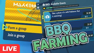 Join the BBQ Party Farming in Pokemon Scarlet/Violet Livestream