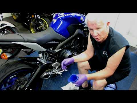 MT 09 YAMAHA 2020 8000 MILE SERVICE,OIL,FILTER,CHAIN ADJUSTMENT